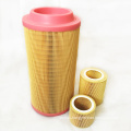 OEM H14 Air Compressor Part HEPA Pleat Paper Air Panel Filters Element Purifier Cylindrical Polyester Dust Collection Air Cartridge Filter